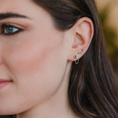 Ensemble de Boucles d’Oreilles - Montagne/Turquoise/Or | Scout