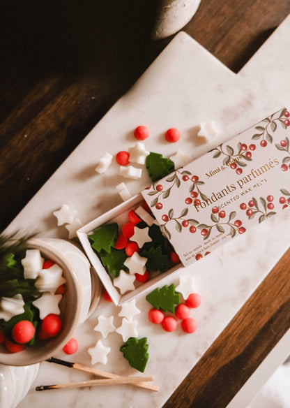 Fondants Parfumés de Noël au Parfum Canneberge Épicée
