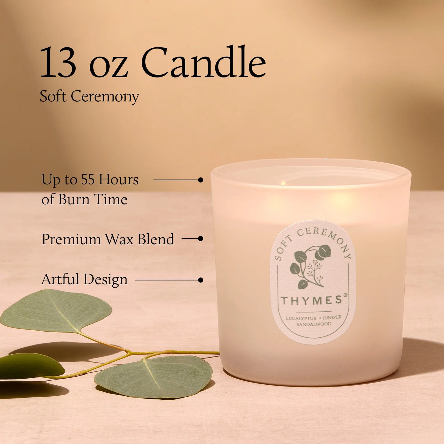 Grande Bougie Soft Ceremony | Thymes