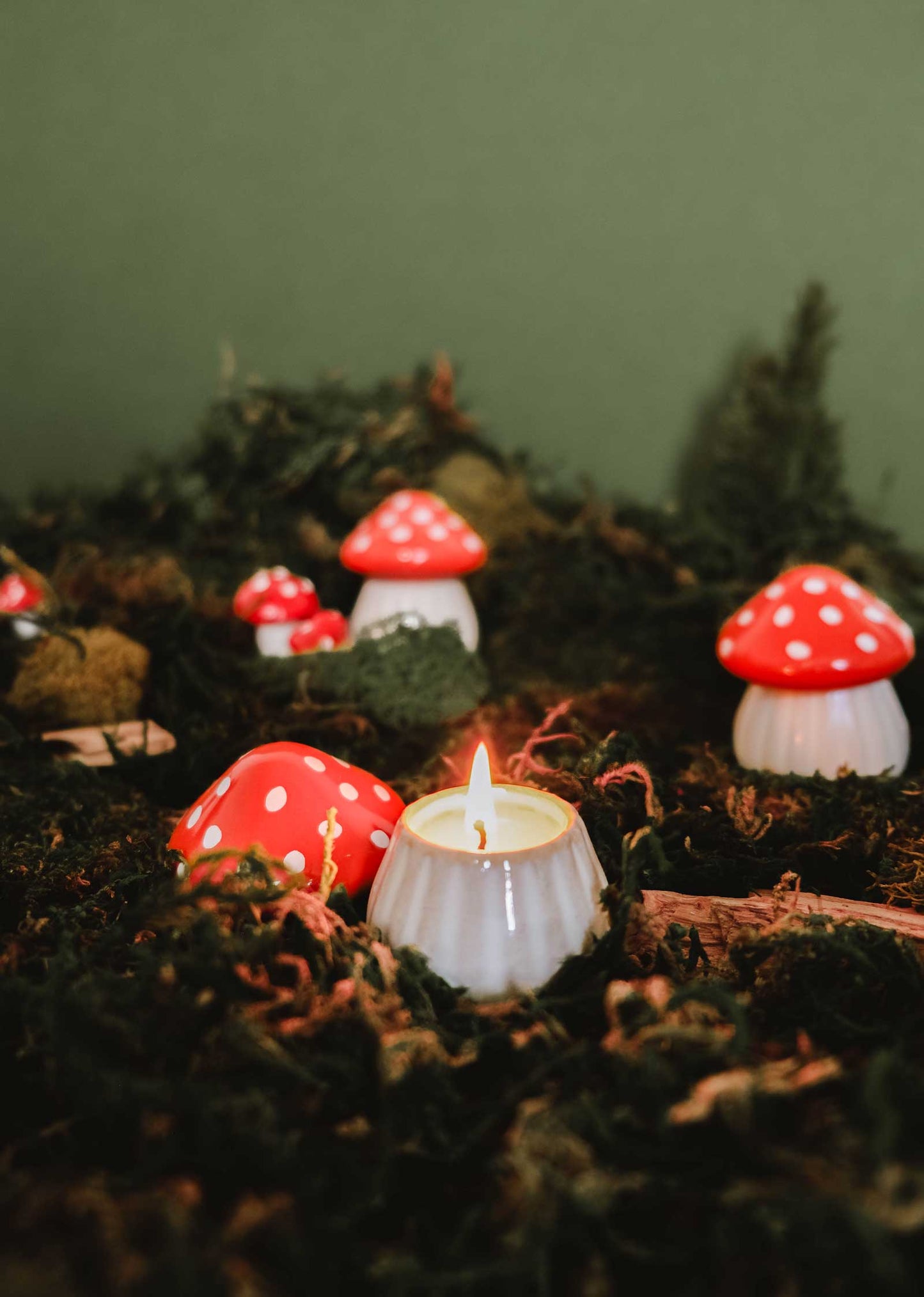 Bougie Décorative - Le Petit Champignon