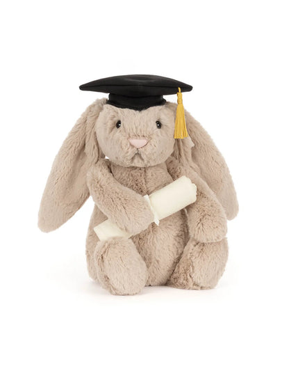 Lapin Timide avec Tenue de Graduation | Jellycat