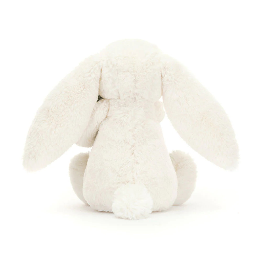 Lapin Timide avec un Sapin de Noël