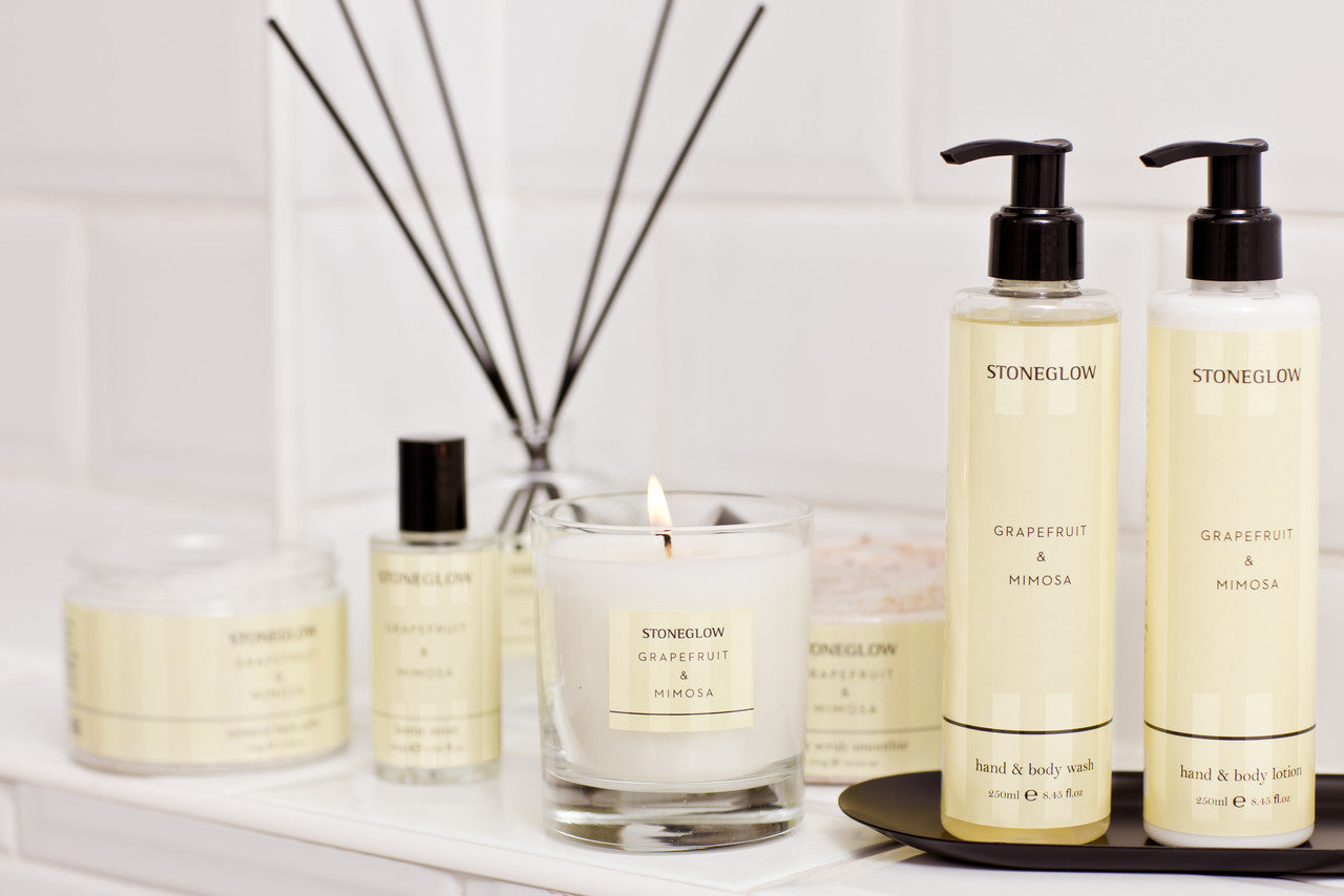 Lotion pour Mains et Corps Pamplemousse & Mimosa | Stoneglow