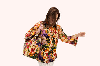 Veste en velours - Cream Posy