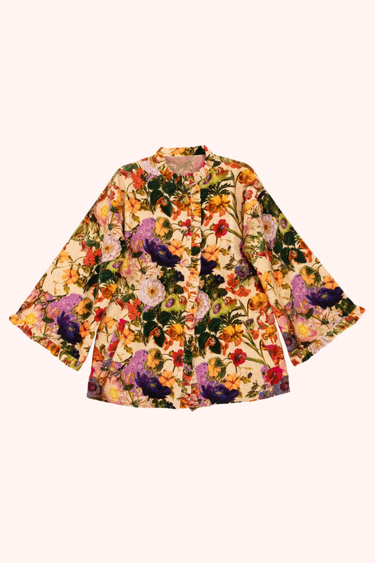 Veste en velours - Cream Posy