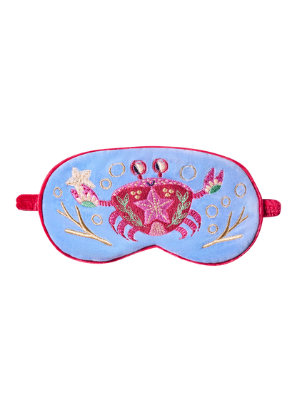 Masque pour les Yeux - Crabe Marin - Bleuet