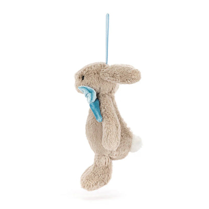Ornement Lapin Timide Beige