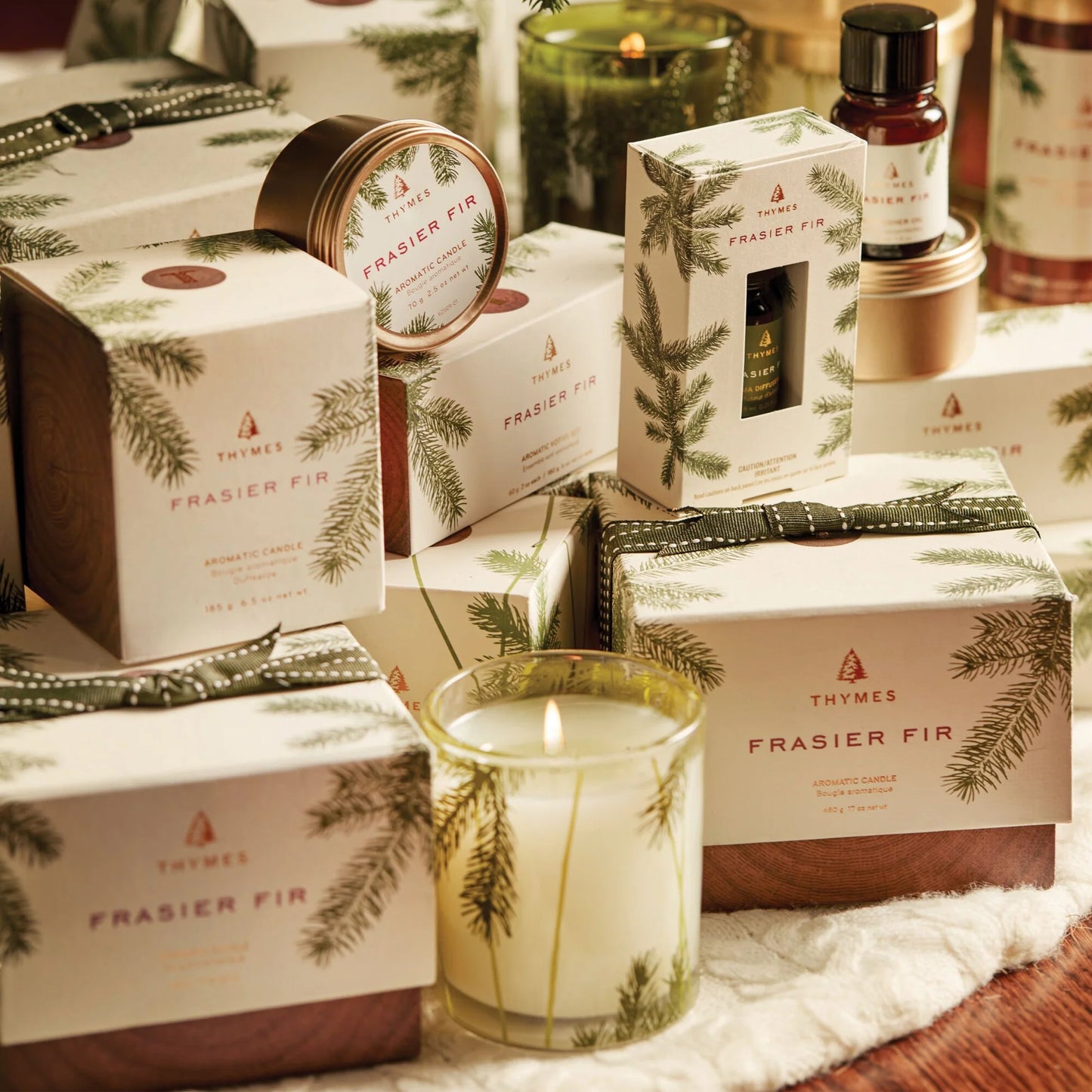 Petite Bougie Aiguilles de Pin Frasier Fir