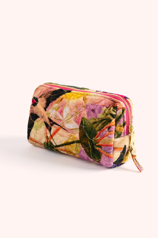 Petite Trousse de Toilette - Cream Posy