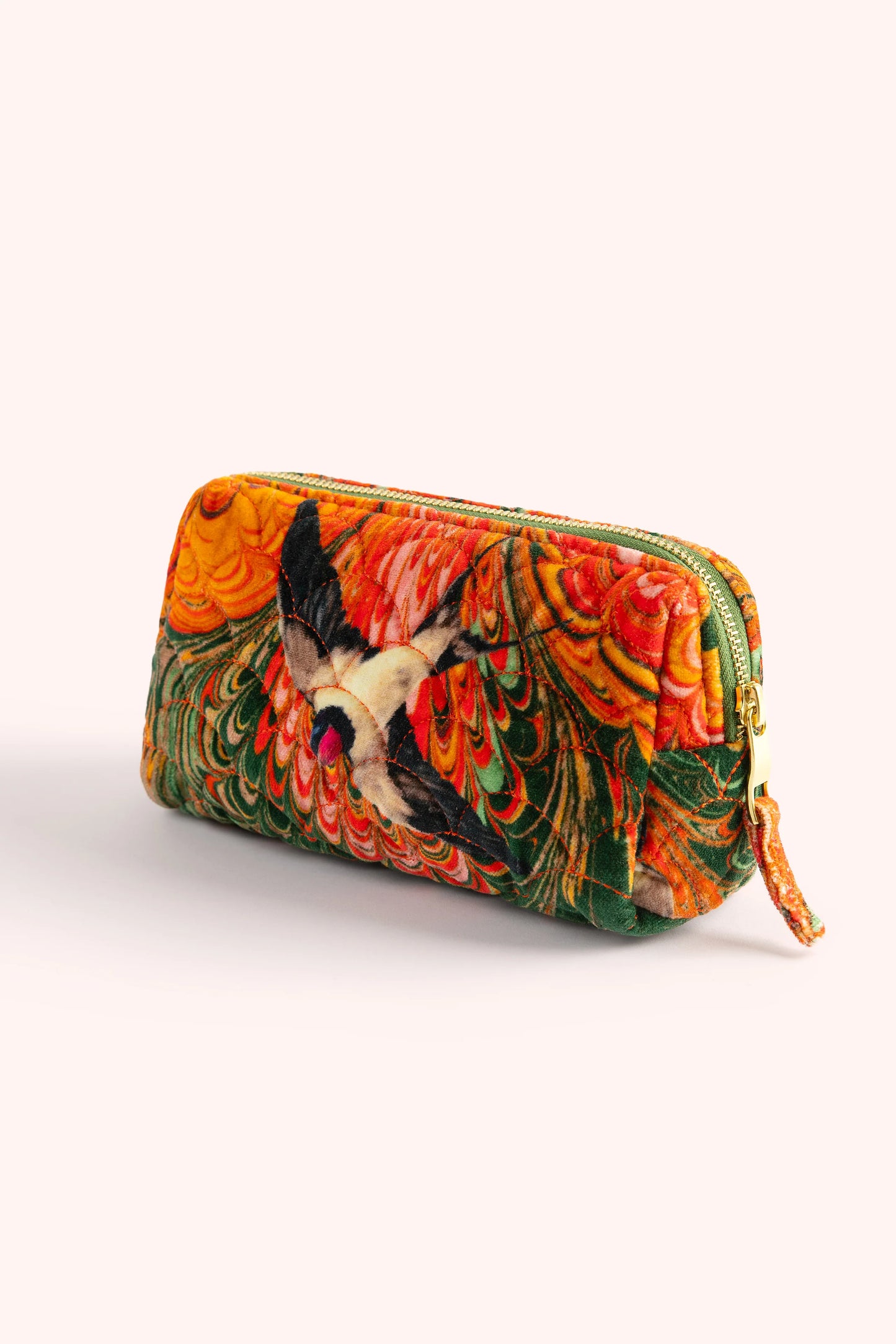 Petite Trousse de Toilette - Hirondelles Marbrées