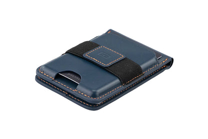 Portefeuille MagSafe 7 Cartes - Bleu Orange | Garzini