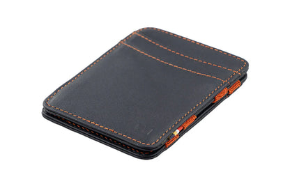 Portefeuille Magique 8 Cartes - Bleu Orange | Garzini