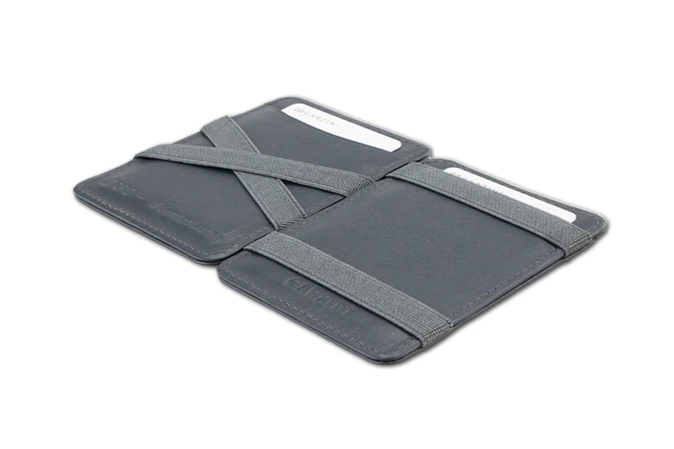 Portefeuille Magique 8 Cartes - Gris | Garzini
