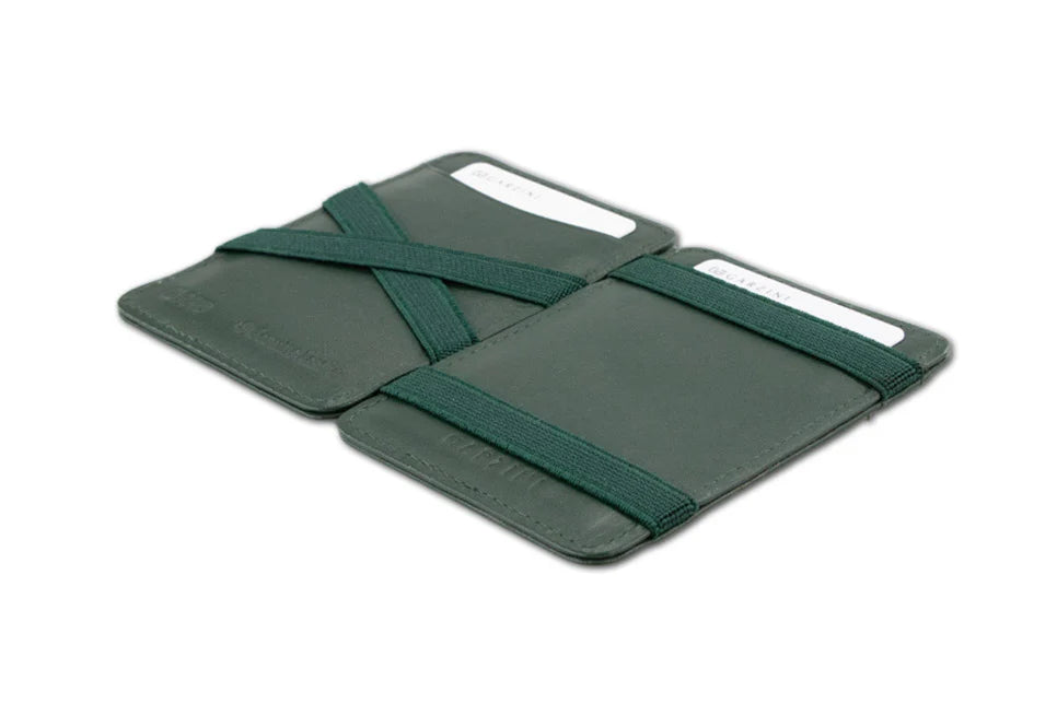 Portefeuille Magique 8 Cartes - Vert  | Garzini