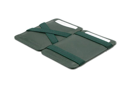 Portefeuille Magique 8 Cartes - Vert  | Garzini