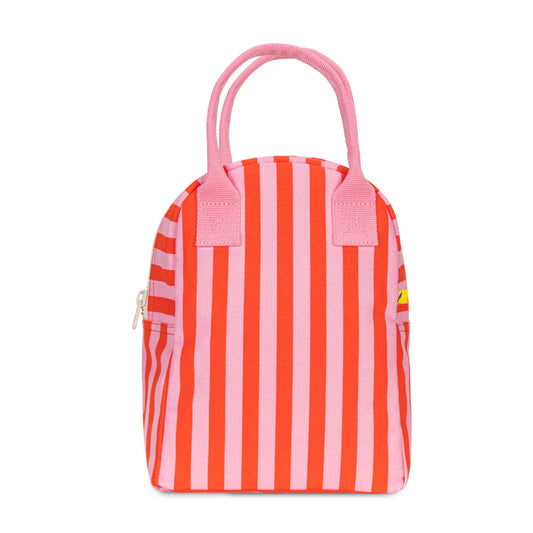 Sac à Lunch Rayures Rose – Fluf