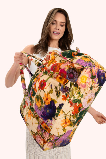 Sacs Week-End de Luxe - Cream Posy