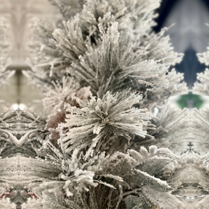 Sapin de Noël Artificiel 5 Pieds Enneigé