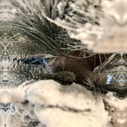 Sapin de Noël Artificiel 7.5 Pieds Enneigé