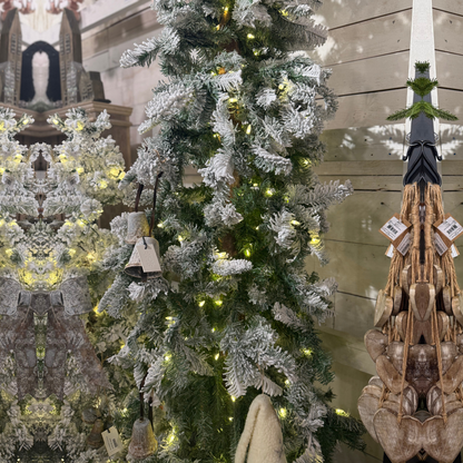 Sapin de Noël Artificiel 7 Pieds avec Lumières LED