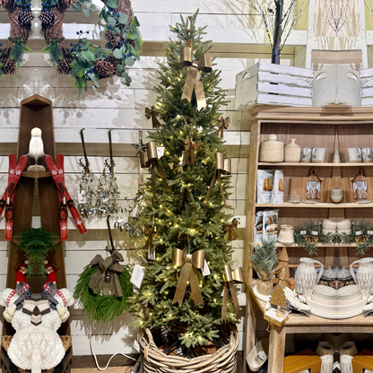 Sapin de Noël Artificiel 7 Pieds avec Lumières LED Douglas