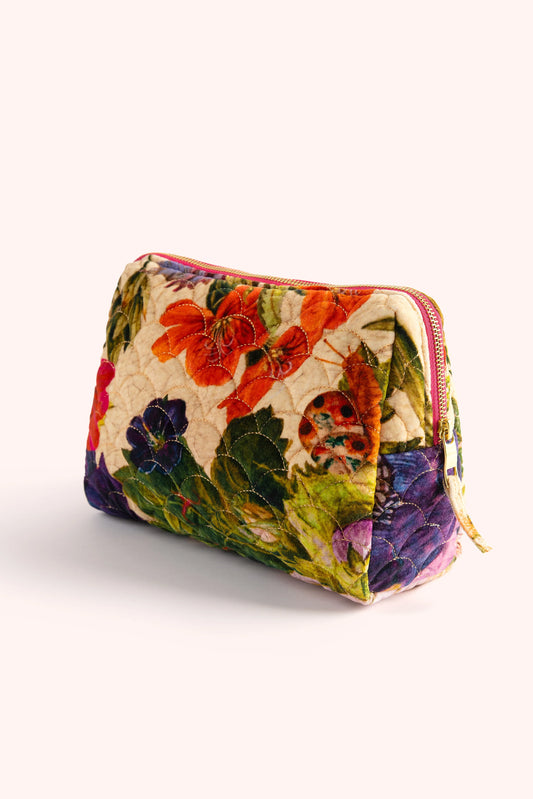 Trousse de Toilette - Cream Posy