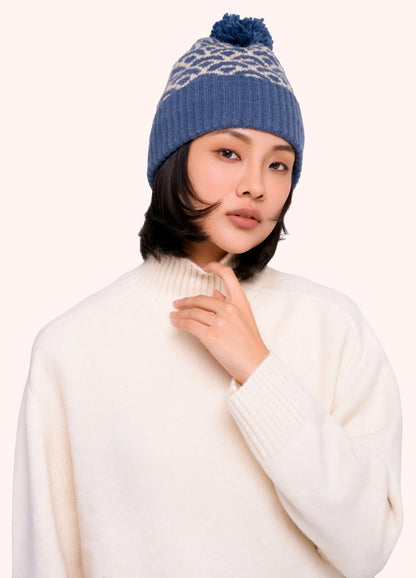 Tuque Agatha - Denim Mix | Powder