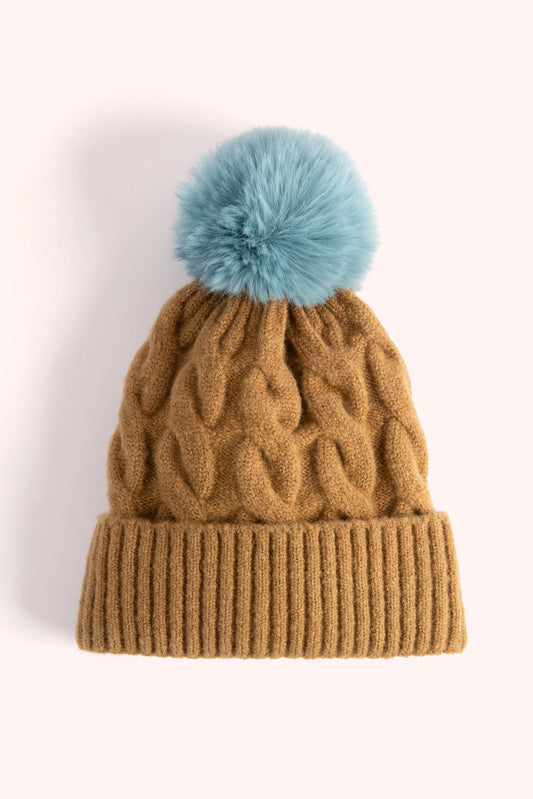 Tuque Elise - Chocolat/Glace