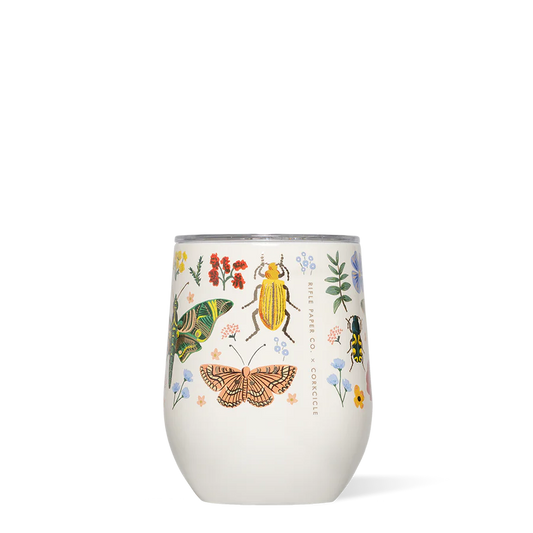 Verre 12 oz Rifle Paper Co. x Corkcicle Curio Cream