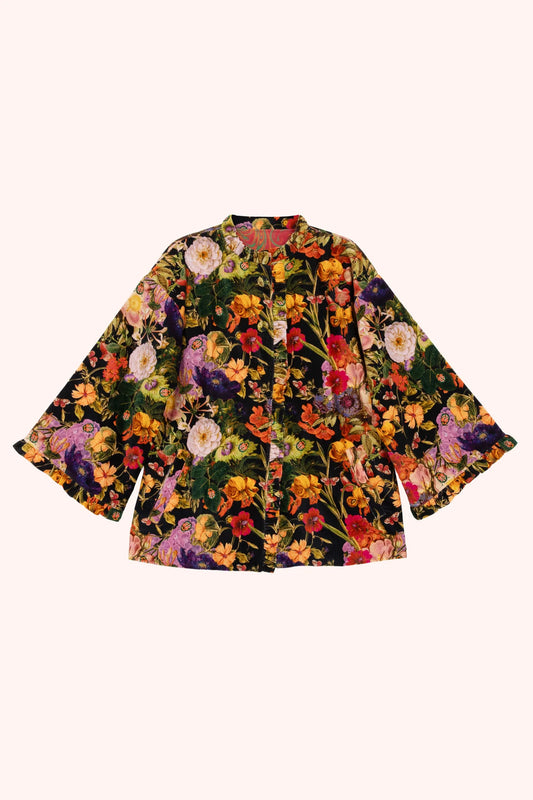 Veste en velours - Midnight Posy