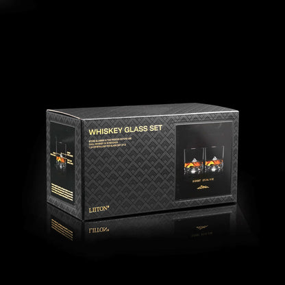 Ensemble de 2 verres à whisky Everest