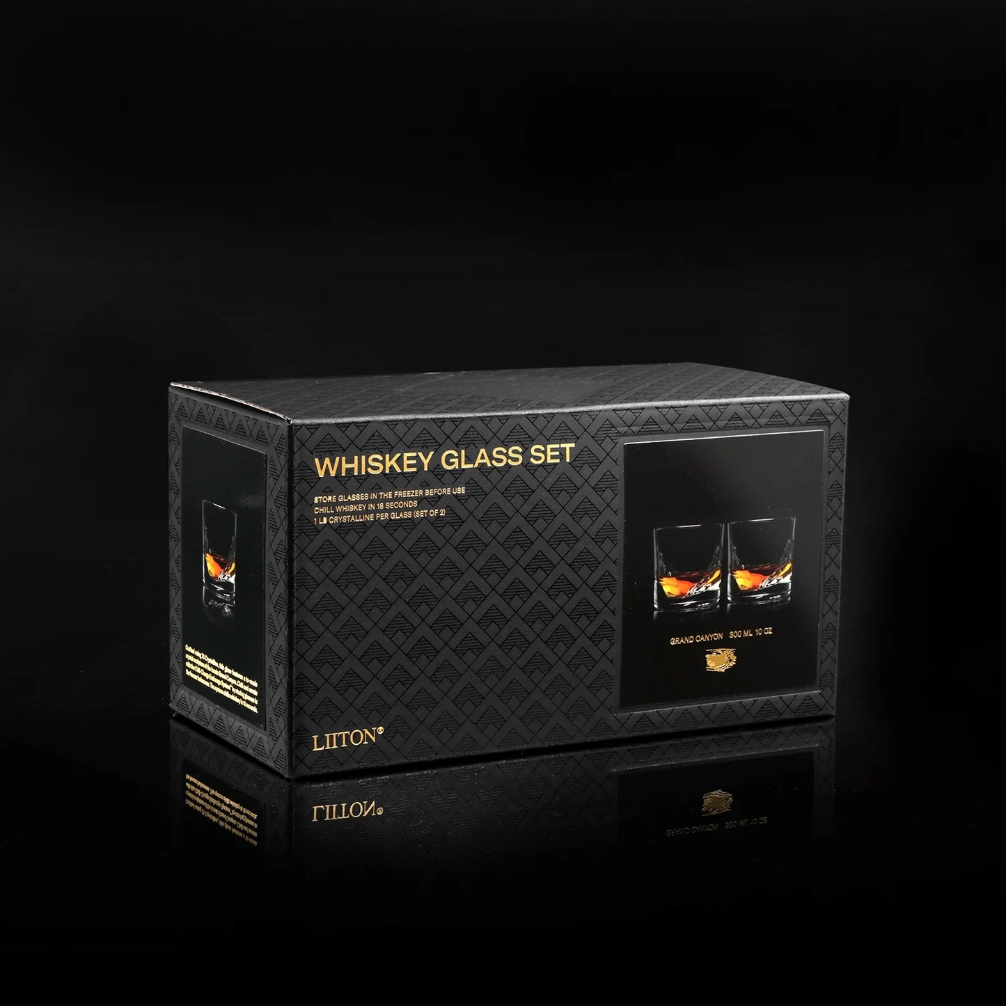 Ensemble de 2 verres à whisky Grand Canyon