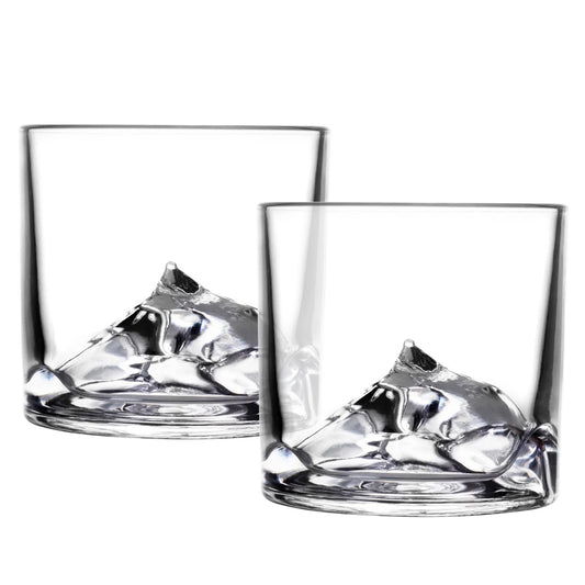 Ensemble de 2 verres à whisky Everest