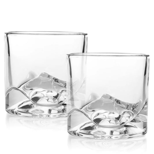 Ensemble de 2 verres à whisky Mont Denali
